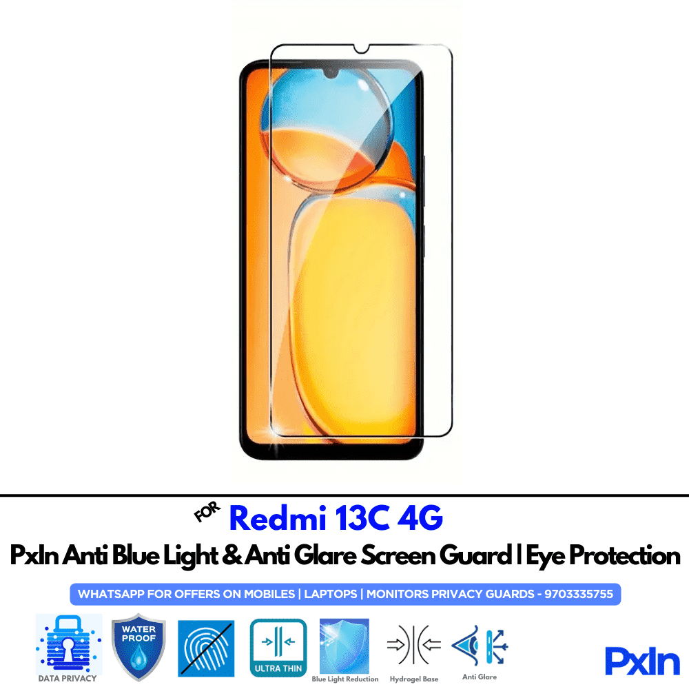 Redmi 13C 4G Mobile Anti Bluelight Screen Guard Redmi 13C 4G Mobile Anti Bluelight Screen Guard