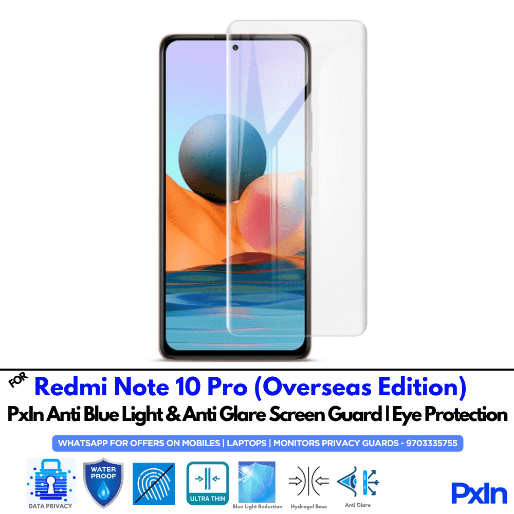Redmi Note 10 Pro (Overseas Edition) Mobile Anti Bluelight Screen Guard Redmi Note 10 Pro (Overseas Edition) Mobile Anti Bluelight Screen Guard