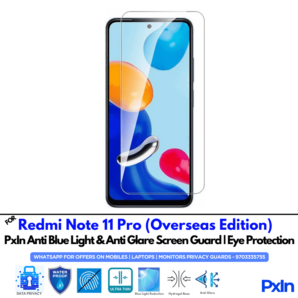 Redmi Note 11 Pro Mobile Anti Bluelight Screen Guard Redmi Note 11 Pro Mobile Anti Bluelight Screen Guard