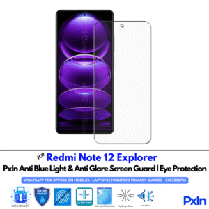 Redmi Note 12 Explorer Mobile Anti Bluelight Screen Guard