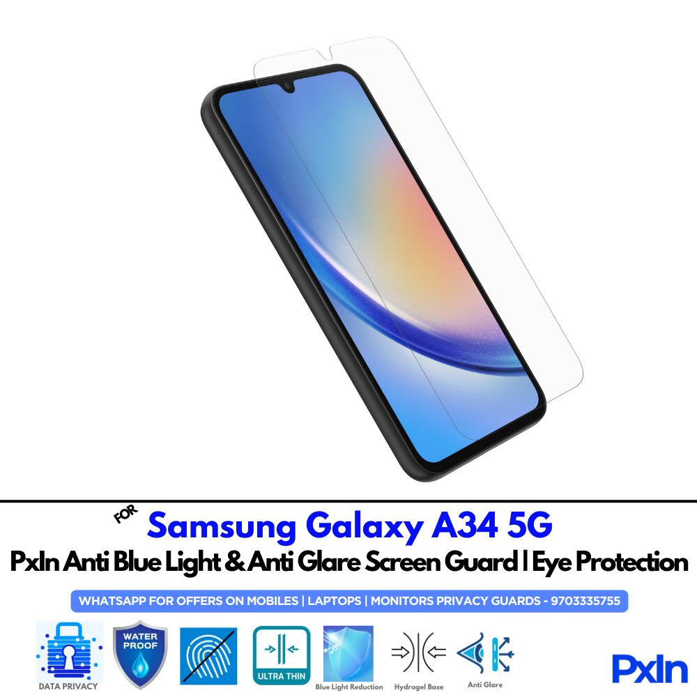 Samsung Galaxy A34 5G Mobile Anti Blue light Screen Guard Samsung Galaxy A34 5G Mobile Anti Blue light Screen Guard