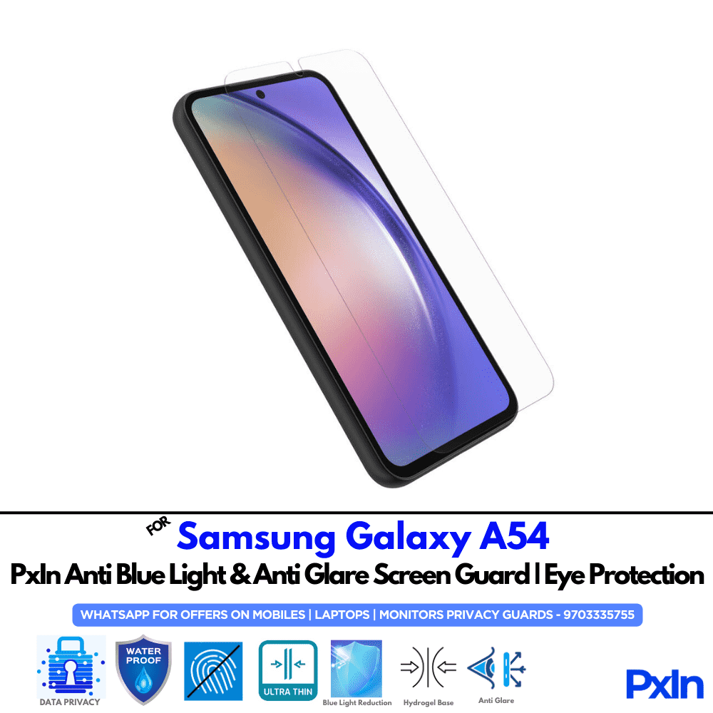 Samsung Galaxy A54 Mobile Anti Bluelight Screen Guard Samsung Galaxy A54 Mobile Anti Bluelight Screen Guard