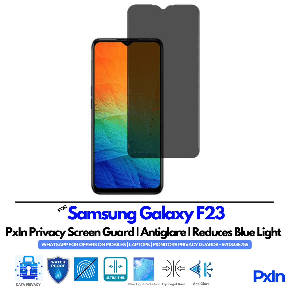 Samsung Galaxy F23 Mobile Privacy Screen Guard Samsung Galaxy F23 Mobile Privacy Screen Guard