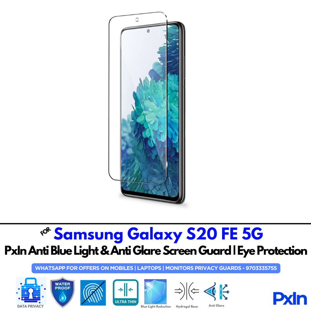 Samsung Galaxy S20 FE 5G Mobile Anti Bluelight Screen Guard Samsung Galaxy S20 FE 5G Mobile Anti Bluelight Screen Guard