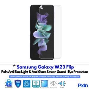 Samsung Galaxy W23 Flip Mobile Anti Bluelight Screen Guard