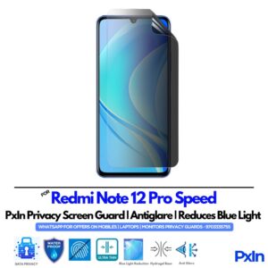 Redmi Note 12 Pro Speed Mobile Privacy Screen