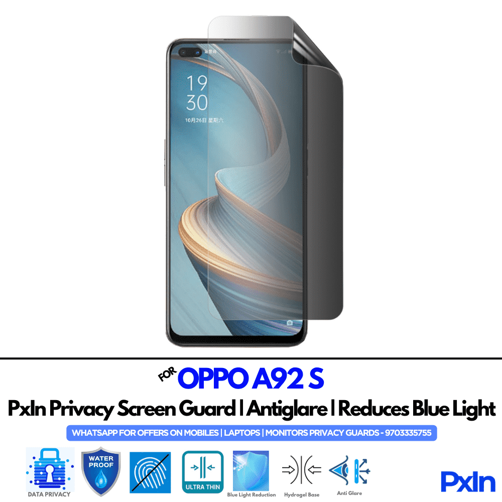 OPPO A92 S Mobile Privacy Screen OPPO A92 S Mobile Privacy Screen