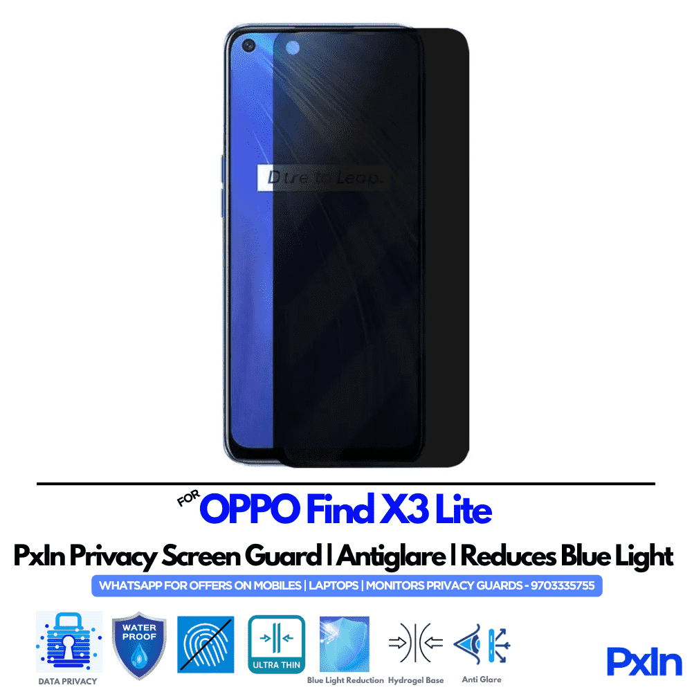 OPPO Find X3 Lite Mobile Privacy Screen OPPO Find X3 Lite Mobile Privacy Screen
