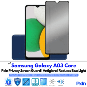 Samsung Galaxy A03 Core Mobile Privacy Screen Guard