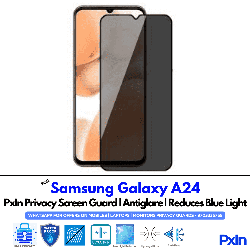 Samsung Galaxy A24 Mobile Privacy Screen Guard Samsung Galaxy A24 Mobile Privacy Screen Guard