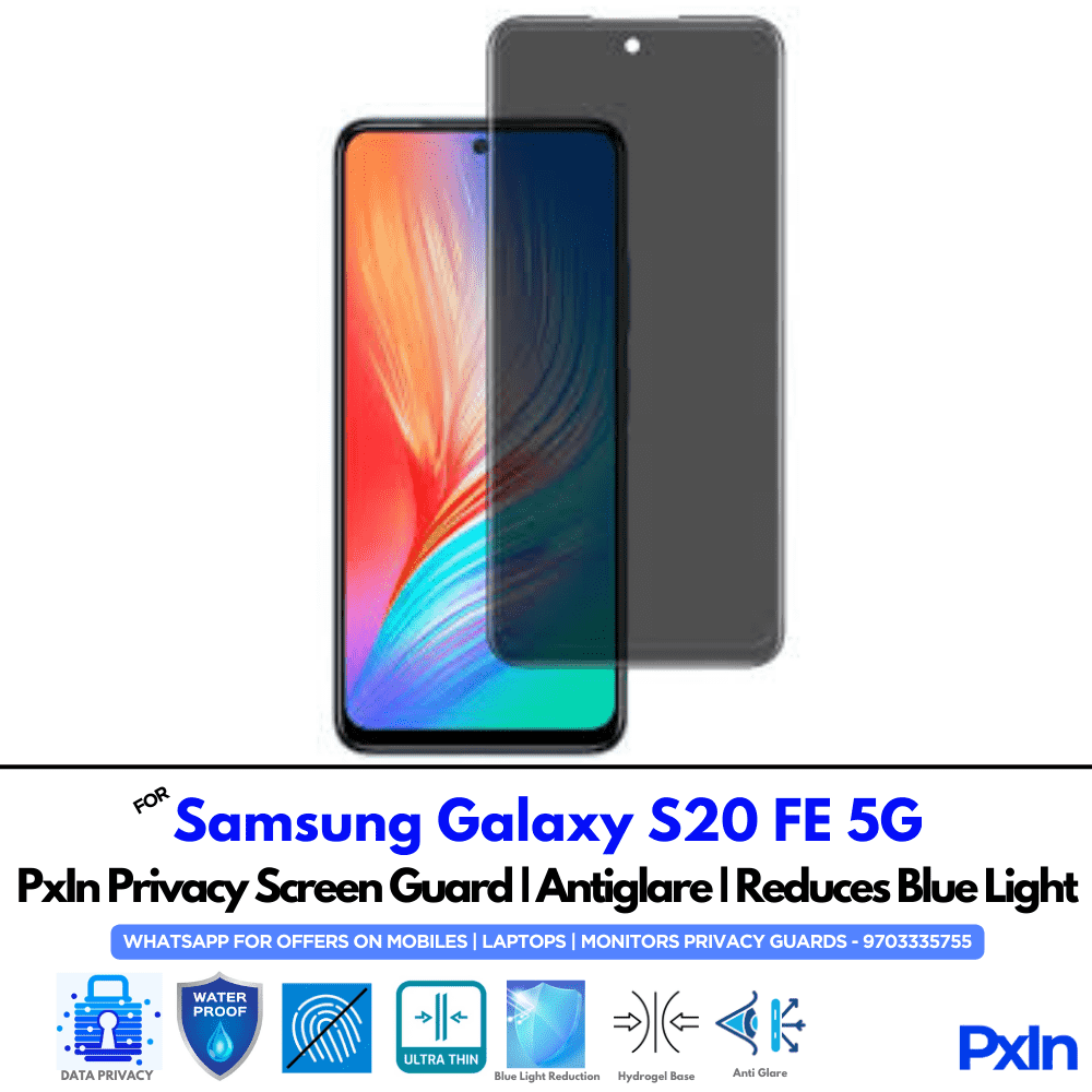 Samsung Galaxy S20 FE 5G Mobile Privacy Screen Guard Samsung Galaxy S20 FE 5G Mobile Privacy Screen Guard