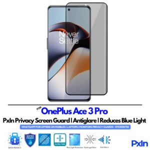 OnePlus Ace 3 Pro Mobile Privacy Screen