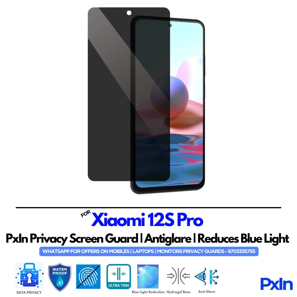 Xiaomi 12S Pro Mobile Privacy Screen Xiaomi 12S Pro Mobile Privacy Screen