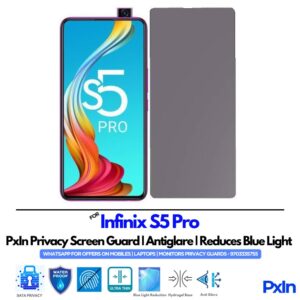Infinix S5 Pro Mobile Privacy Screen