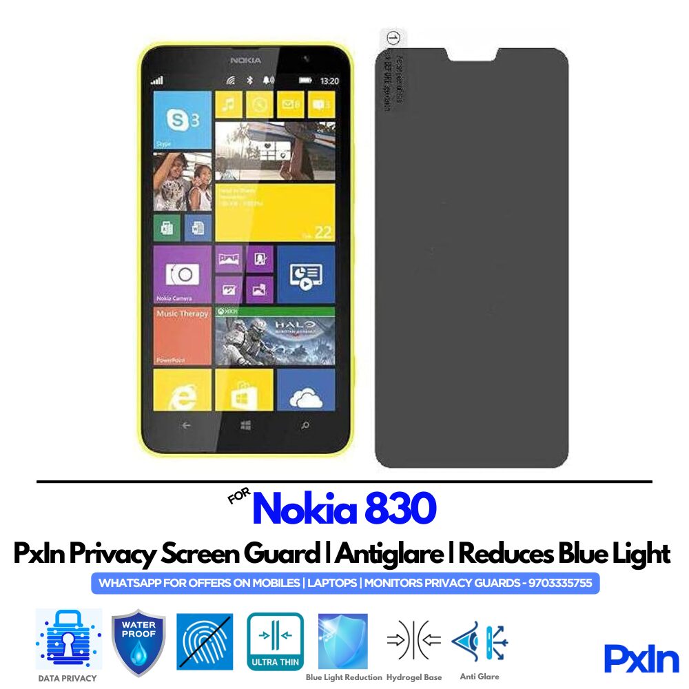 Nokia 830 Mobile Privacy Screen Nokia 830 Mobile Privacy Screen