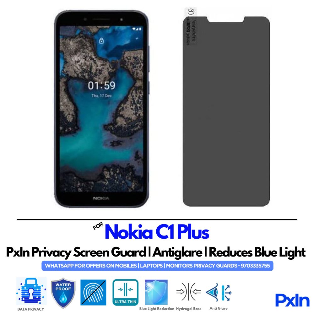 Nokia C1 Plus Mobile Privacy Screen Nokia C1 Plus Mobile Privacy Screen