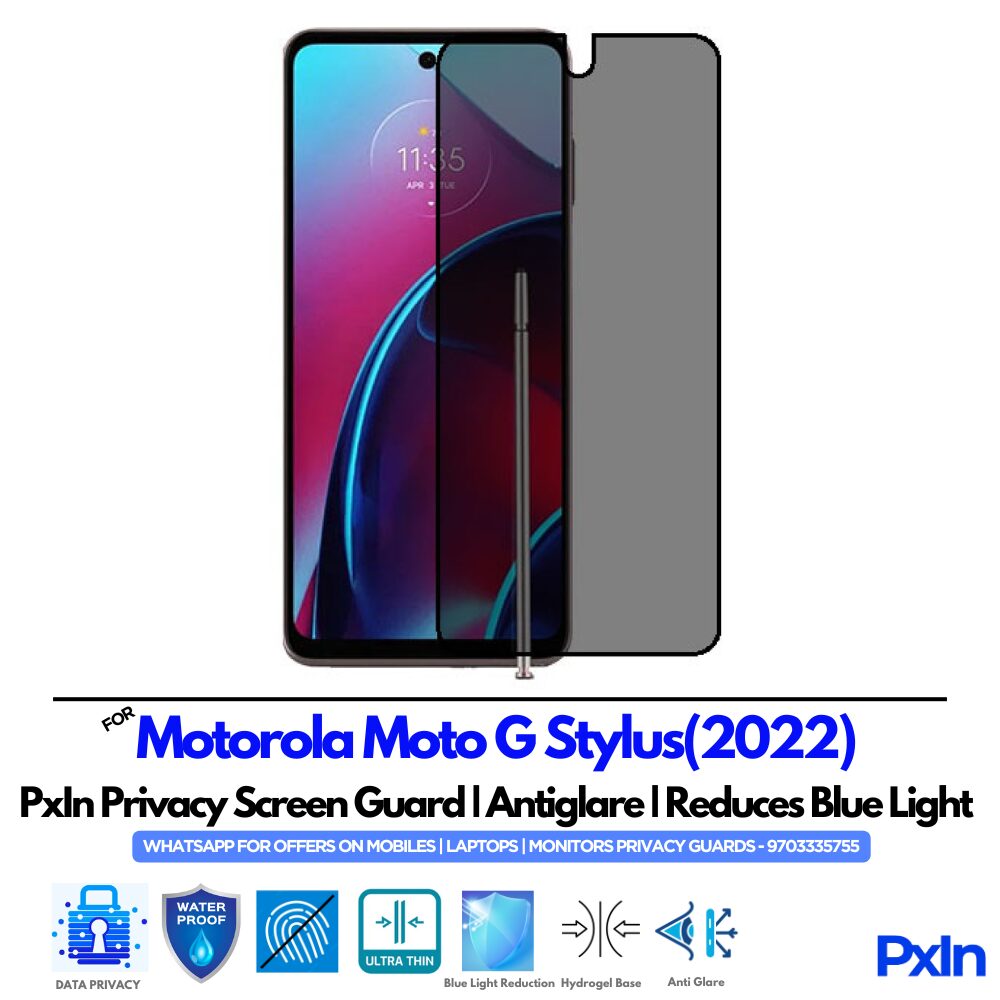 Motorola Moto G Stylus(2022) Mobile Privacy Screen Motorola Moto G Stylus(2022) Mobile Privacy Screen