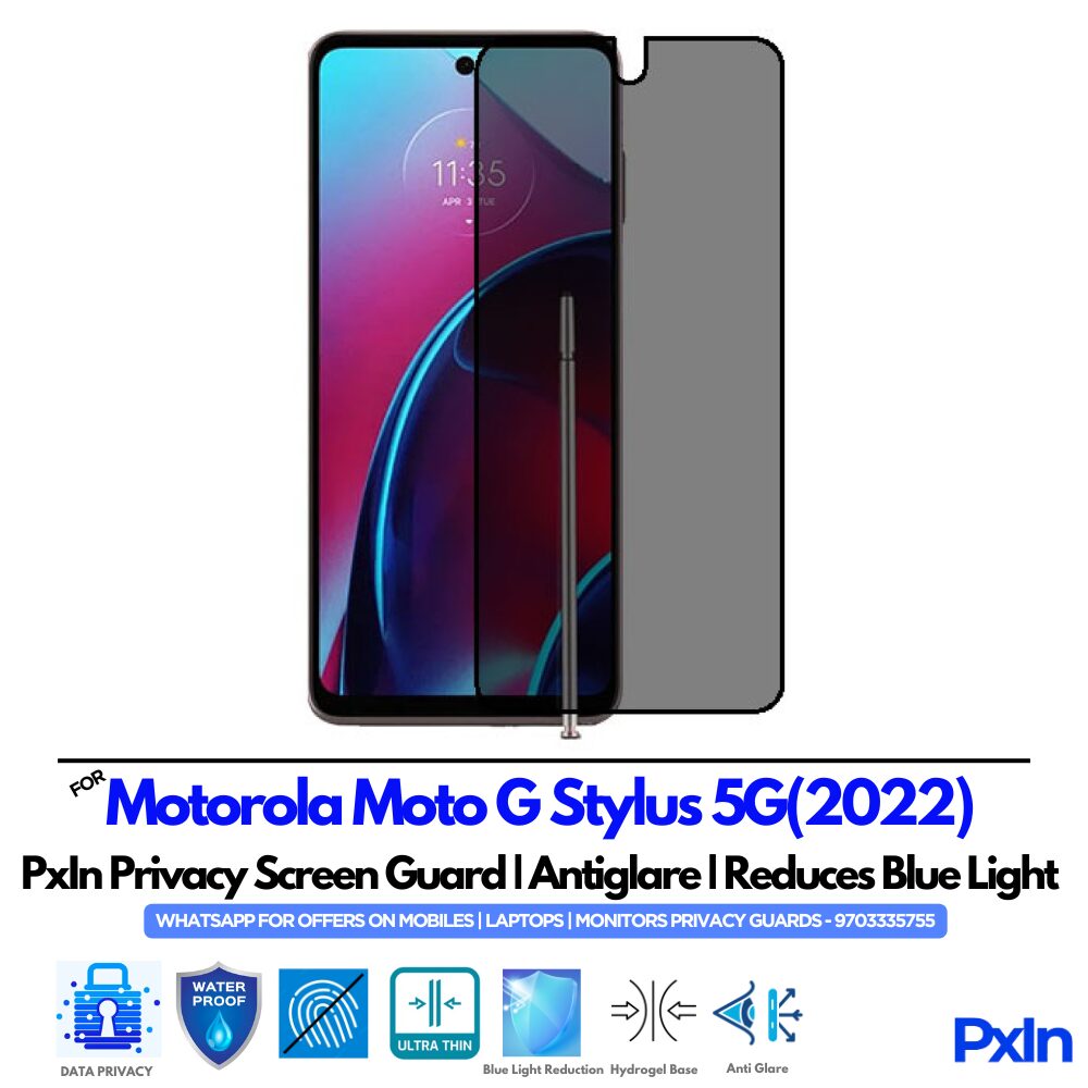 Motorola Moto G Stylus 5G(2022) Mobile Privacy Screen Motorola Moto G Stylus 5G(2022) Mobile Privacy Screen