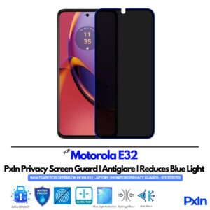 Motorola E32 Mobile Privacy Screen
