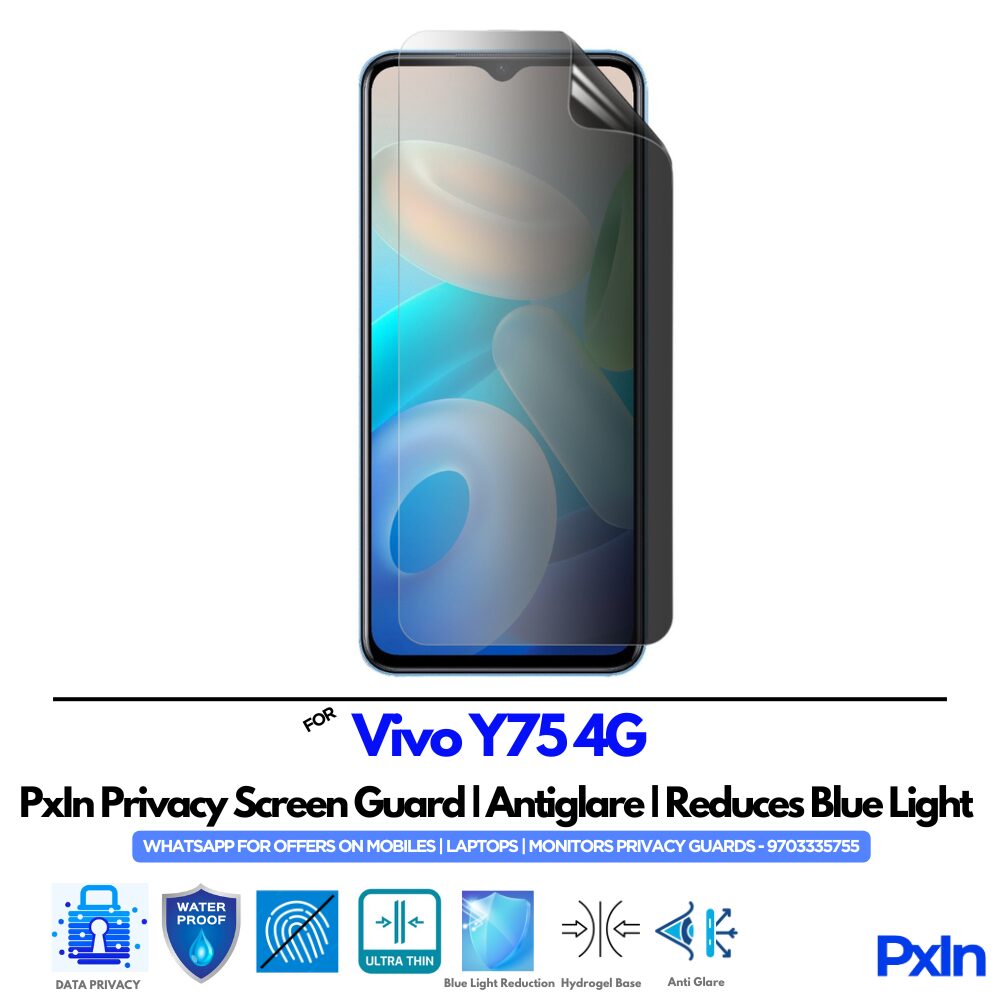 Vivo Y75 4G Mobile Privacy Screen Vivo Y75 4G Mobile Privacy Screen