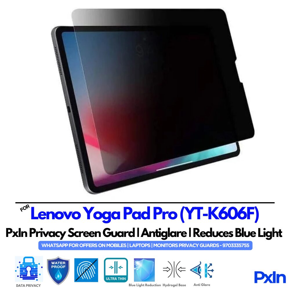 Lenovo Yoga Pad Pro (YT-K606F) Tab Privacy Screen Lenovo Yoga Pad Pro (YT-K606F) Tab Privacy Screen