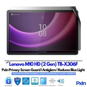 Lenovo M10 HD (2 Gen) TB-X306F Tab Privacy Screen