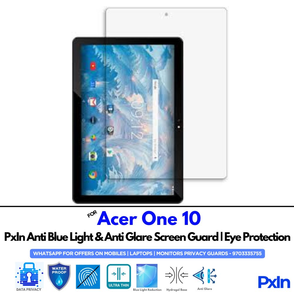 Acer One 10 Tab Anti Bluelight Screen Guard Acer One 10 Tab Anti Bluelight Screen Guard