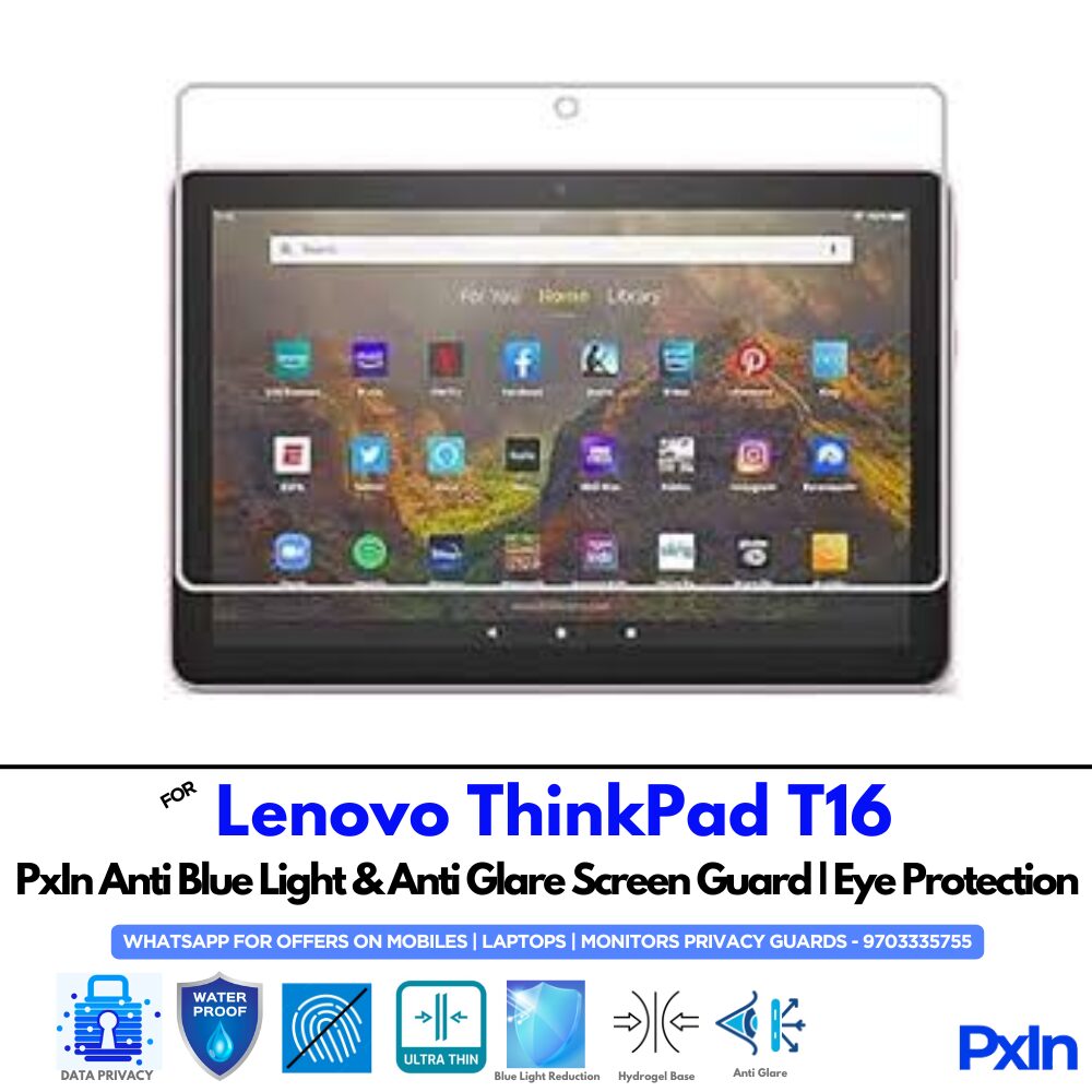 Lenovo ThinkPad T16 Tab Anti Blue light Screen Guard Lenovo ThinkPad T16 Tab Anti Blue light Screen Guard