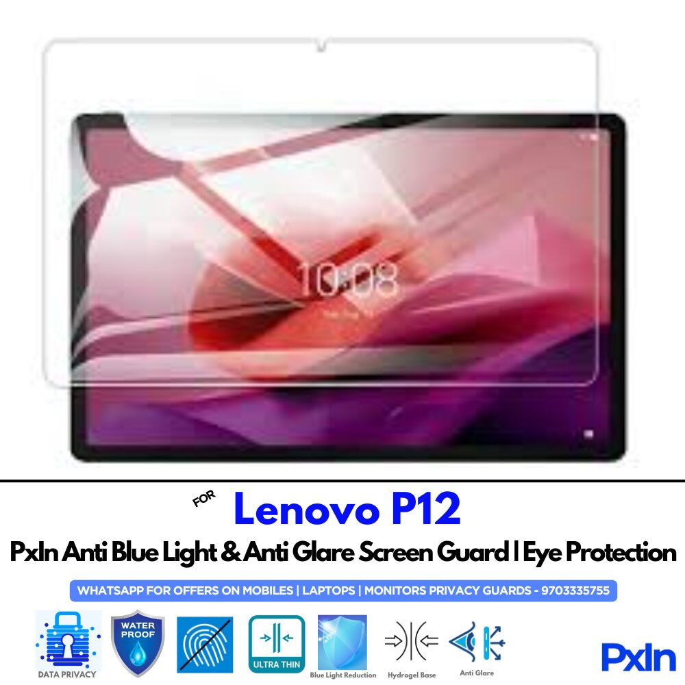 Lenovo P12 Tab Anti Blue light Screen Guard Lenovo P12 Tab Anti Blue light Screen Guard