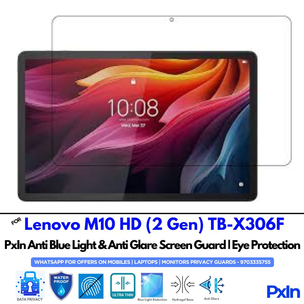 Lenovo M10 HD (2 Gen) TB-X306F Tab Anti Blue light Screen Guard Lenovo M10 HD (2 Gen) TB-X306F Tab Anti Blue light Screen Guard