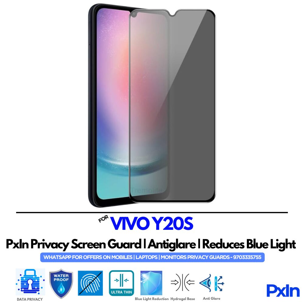 VIVO Y20S Mobile Privacy Screen Guard VIVO Y20S Mobile Privacy Screen Guard