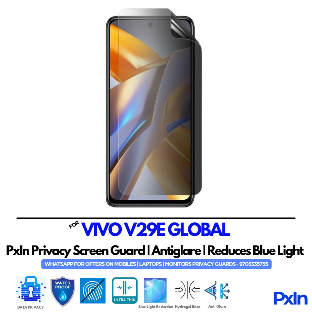 VIVO V29E GLOBAL Mobile Privacy Screen Guard VIVO V29E GLOBAL Mobile Privacy Screen Guard