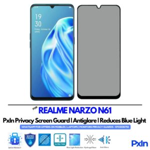 REALME NARZO N61 Mobile Privacy Screen Guard