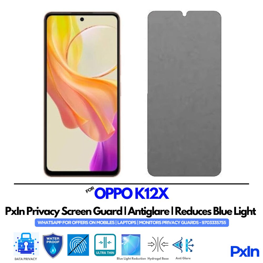 OPPO K12X Mobile Privacy Screen Guard OPPO K12X Mobile Privacy Screen Guard