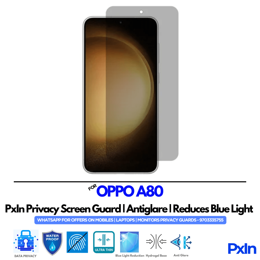 OPPO A80 Mobile Privacy Screen Guard OPPO A80 Mobile Privacy Screen Guard