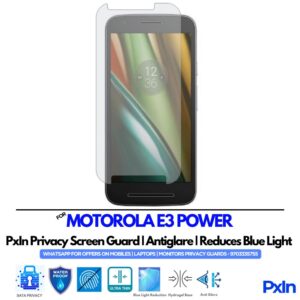 MOTOROLA E3 POWER Mobile Privacy Screen Guard