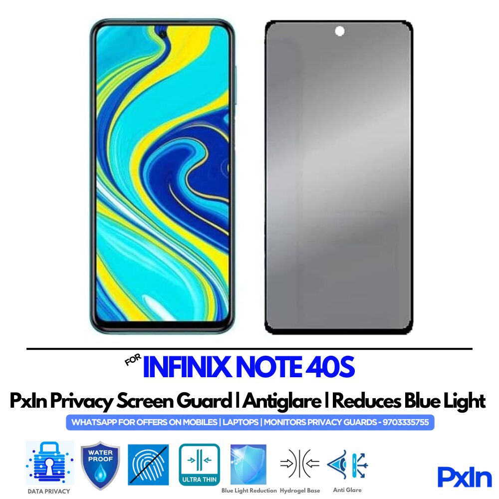 INFINIX NOTE 40S Mobile Privacy Screen Guard INFINIX NOTE 40S Mobile Privacy Screen Guard