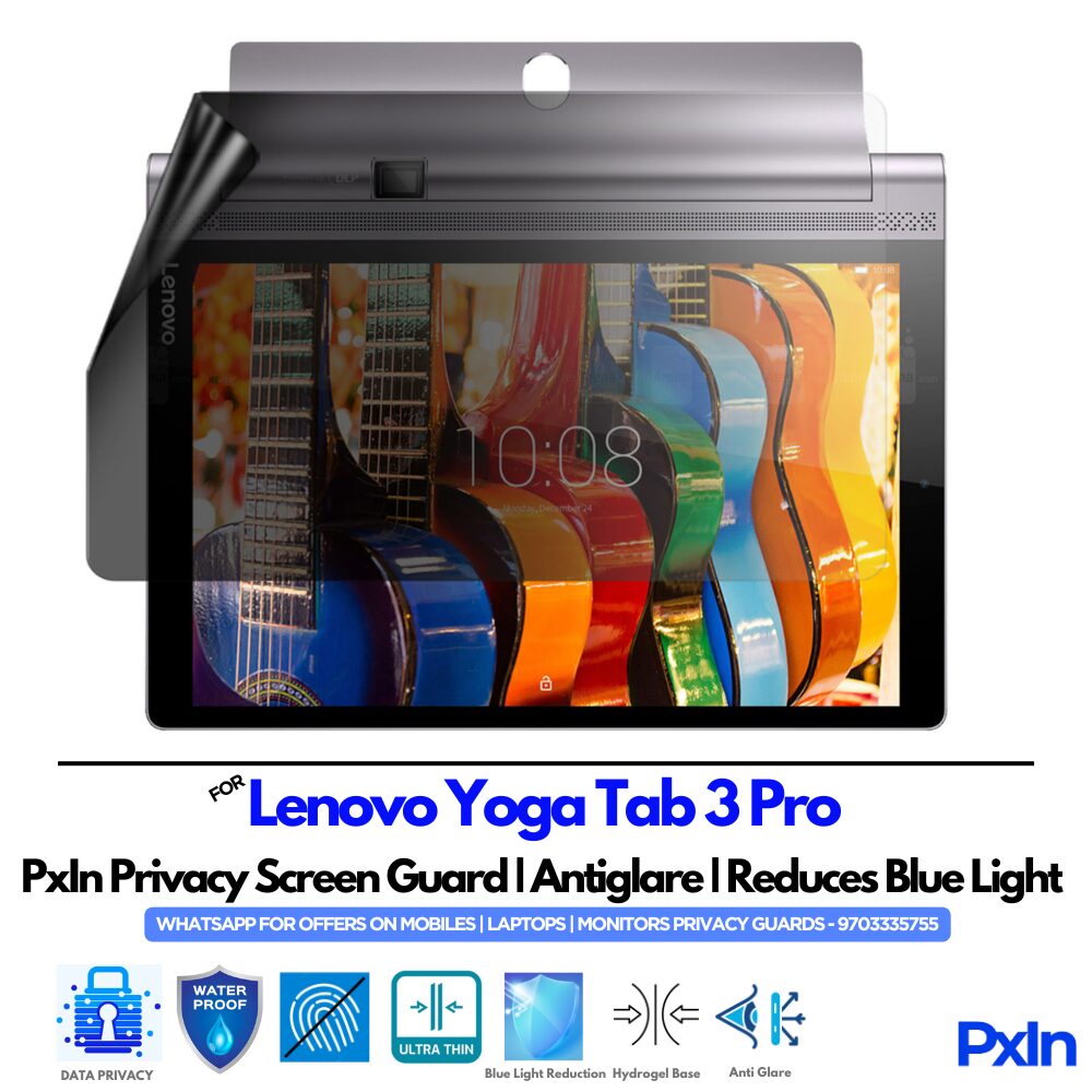 Lenovo Yoga Tab 3 Pro privacy screen protector Lenovo Yoga Tab 3 Pro privacy screen protector