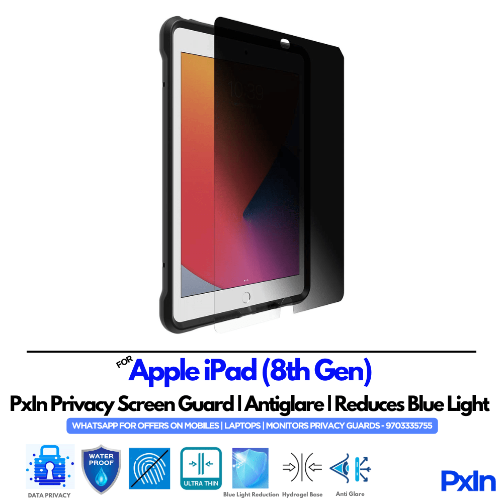 Apple iPad (8th Gen) privacy screen protector Apple iPad (8th Gen) privacy screen protector