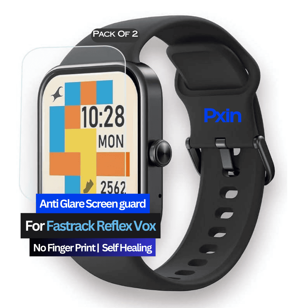 Fastrack Reflex Vox anti glare screen guard Anti-Glare Screen Guard for Fastrack Reflex Vox Smartwatch