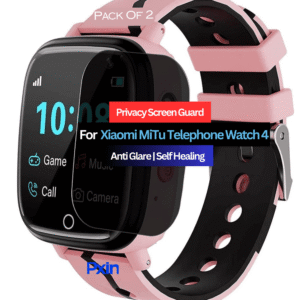 Xiaomi MiTu Telephone Watch 4 Smartwatch Privacy Screen Guard for | Privacy Filter | Anti-Glare, Fingerprint Resistant (Pack of 2)