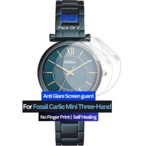 Anti-Glare Screen Guard for Fossil Carlie Mini Three-Hand Smartwatch