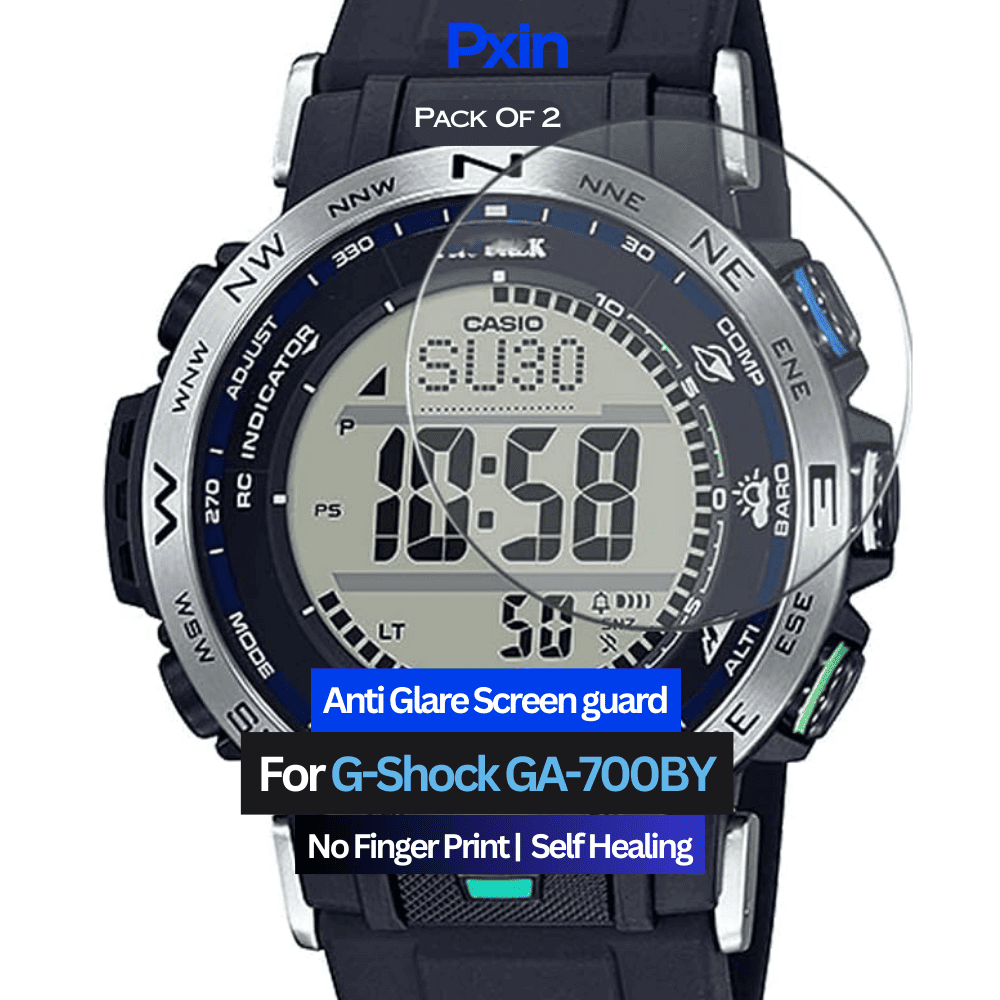 G-Shock GA-700BY anti glare screen guard Anti-Glare Screen Guard for G-Shock A-700BY Smartwatch