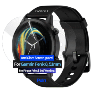 Garmin Fenix 8, 51mm anti glare screen guard