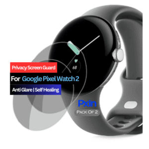 Google Pixel Watch 2 Privacy Screen Guard for | Privacy Filter | Anti-Glare, Fingerprint Resistant (Pack of 2)