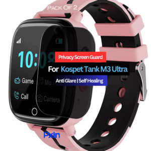 Kospet Tank M3 Ultra Smartwatch Privacy Screen Guard for | Privacy Filter | Anti-Glare, Fingerprint Resistant (Pack of 2)