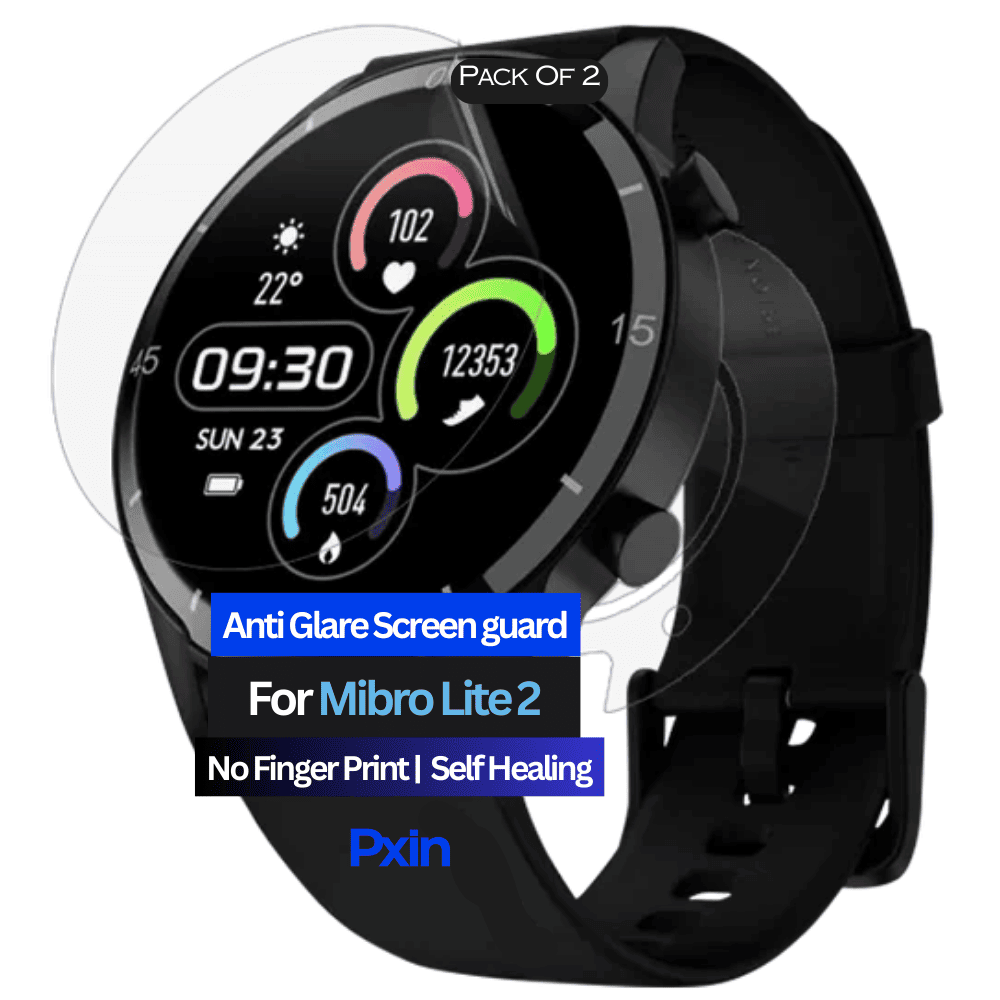 Mibro Lite 2 watch anti glare screen guard Anti-Glare Screen Guard for Mibro Lite 2 Smartwatch