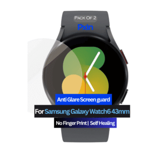 Anti-Glare Screen Guard for Samsung Galaxy Watch6 43mm Smartwatch