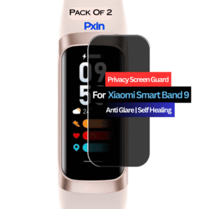 Xiaomi Smart Band 9 Smartwatch Privacy Screen Guard for | Privacy Filter | Anti-Glare, Fingerprint Resistant (Pack of 2)