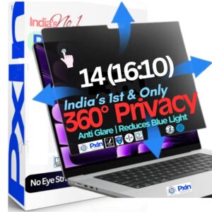 14 Inch 16:10 Touch Monitor Privacy Screen